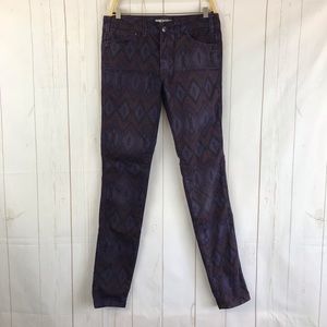 Free People Purple Skinny Jeans Size 27